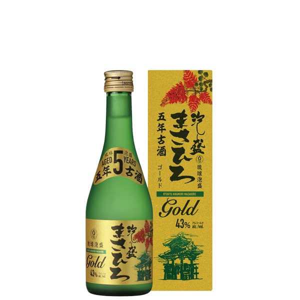 Amazon.co.jp: 五年古酒まさひろGOLD 43度300ml : 食品・飲料・お酒